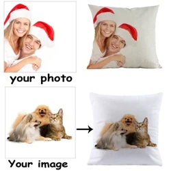 Pillow Linen Cotton Cushion 45*45cm No ka Home Sofa Decorative Cushion no ka Sofa Decor Cojines Customized Cushion