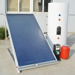 Riscaldatore di acqua solare a piastra piatta divisa pressurizzata a circuito chiuso
