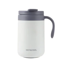 500ML Lua fa'a'u'umea uamea kofe ipu faumea ma 'u'u vai Thermos malaga Ofisa ipu lauti ma tapuni fagu vai inu.