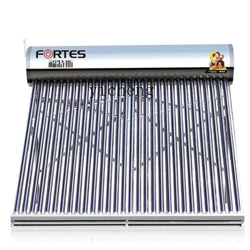 ZK Scaldabagno Solare Domestico Automatico Integrato Dispositivo di Riscaldamento dell'Acqua in Acciaio Inossidabile Tubo Collettore di Calore