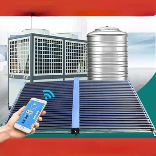 Solar heater flat panel project header collector plate air energy water heater rural heating system