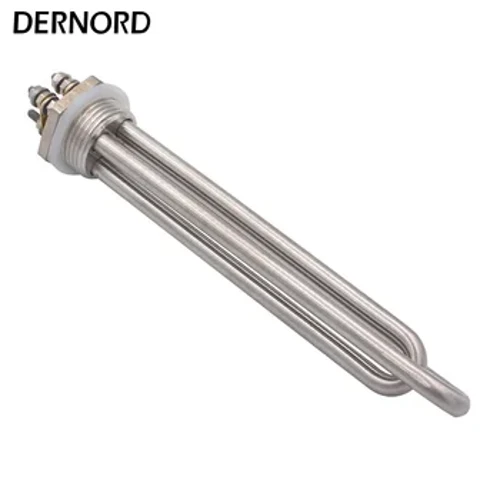 DERNORD DC DN25 chauffage solaire 12v 300w 600w 24v 600w 36v 1200w 48v 1500w vis dans 1 pouce BSP NPT élément chauffant à eau par Immersion