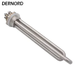 DERNORD DC DN25 chauffage solaire 12v 300w 600w 24v 600w 36v 1200w 48v 1500w vis dans 1 pouce BSP NPT élément chauffant à eau par Immersion