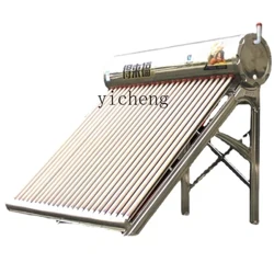 ZK Solar Water Heater Pemanas Listrik Terpadu Rumah Tangga Stainless Steel Water Tank Insulation Barrel
