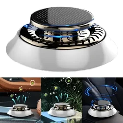 Tynnu Eira Gwrthrewydd Gwresogydd Solar Cinetig Symudol Mini Car Ffresydd Aer Cylchdroi Purifier Aer Persawr Aromatherapi Tryledwr