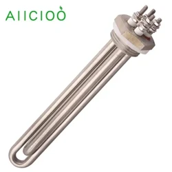 Eilimint Téamh Uisce Tumoideachais 12v dc Téitheoir Feadáin Leictreach 1 orlach Friotaíocht Téitheoir Uisce Gréine SUS304 700W