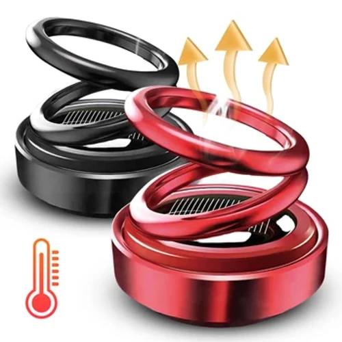 Portable Kinetic Mini Heater Air Purifier Diffuser Solar Double Ring Rotéierend Kinetic Molecular Heater Parfum Diffuser