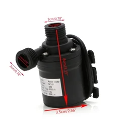 800L/H 5m 12V 24V Caidéal Uisce Téitheoir Uisce Gréine Caidéal Gluaisrothar Brushless Coire Gréine Caidéal Uisce Uisce Bubbler Gréine DC