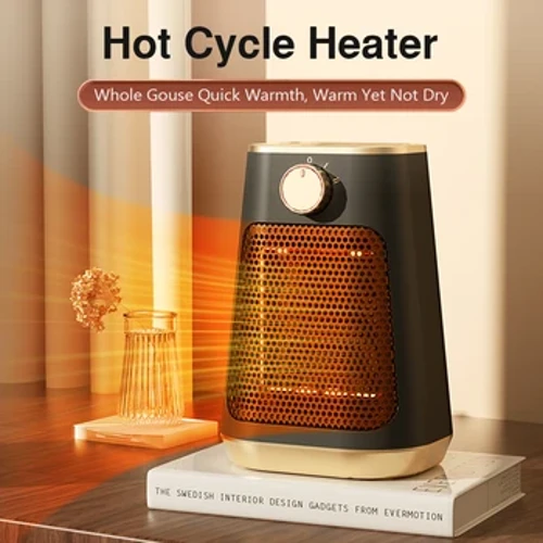 Gaeaf 1500W Gwresogydd Trydan Gwresogyddion Fan Symudol 110/220V PTC Gwresogi Ceramig Gwresogyddion Desg Gofod Mini Peiriant Cynhesach Ar Gyfer Ystafell