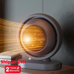 380W Pemanas Listrik Portabel Desktop Fan Kompor Blower Udara Hangat Radiator Mini Rumah Kantor Kamar Anget kanggo Musim Dingin Konsumsi Rendah