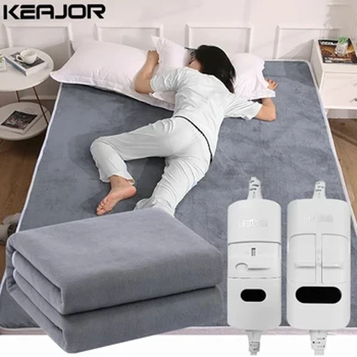 Coperta elettrica 220V Termostato automatico più spesso Coperta riscaldante elettrica Materasso termico più caldo per la stanza Coperta riscaldata