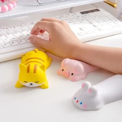 Tapis de souris dessin animé mignon, repose-poignet confortable pour ordinateur, coussin de Support Kawaii pour clavier de bureau, oreiller à main, fournitures de bureau