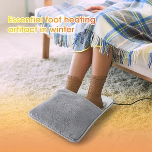 Wanter USB Opluedstatioun Elektresch Fouss Heiz Pad Universal Soft Plüsch Washable Fouss Warmer Heizung Haushalt Fouss Erwiermung Mat