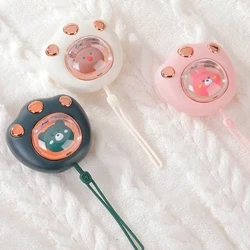 Nofëllbar Hand Warmer USB Cute Bear Form Warmer Portable RGB Light Heating Pad Wiederverwendbar Elektresch Hand Warmer Fir Camping