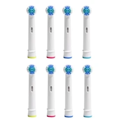 3D Pa'epa'e Eletise Fusi nifo Su'i Uulu Usu Fa'atumu mo Oral B Ulu Fa'afulufo Fa'atau A'oa'o 8Pcs Ulu pulumunifo.