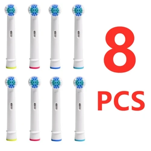 Whitening Electric Toothbrush Replacement Brush Heads Refill Para sa Oral B Toothbrush Heads Wholesale 8Pcs Toothbrush Head