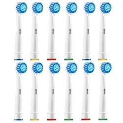 12 kosov nadomestne glave ščetke za Oral B glave glave zobne ščetke za Braun Oral-B D12 D16 Junior Vitality šobe D20 D100 D36