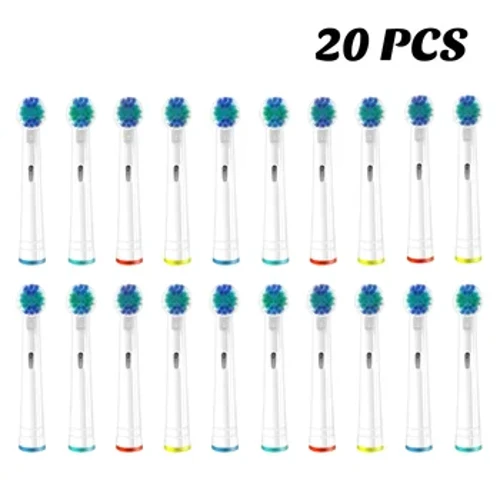 20 stk/parti elektrisk tannbørstehode for Oral B Sensitive erstatningsbørstehoder D25 D30 D32 D18 4739 3709 4728 D4510 D12013