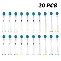 20 stk/parti elektrisk tannbørstehode for Oral B Sensitive erstatningsbørstehoder D25 D30 D32 D18 4739 3709 4728 D4510 D12013