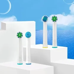 4 kpl vaihtoharjaspäät Oral-B sähköhammasharjalle Advance Power/Vitality Precision Clean/Pro Health/Triumph/3D Excel