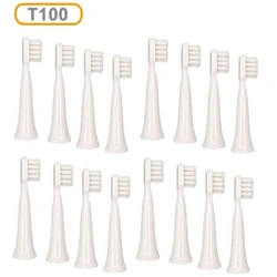 4-16 db T100 elektromos csere fogkefefej Xiaomi Mijia T100 Mi Smart Cleaning fehérítéshez egészséges