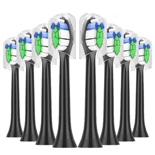 8 kpl vaihtoharjaspäitä, jotka ovat yhteensopivat Philips Sonicare DiamondClean HX3/HX6/HX9 -sarjan sähköisten hammasharjaspäiden HX6064 kanssa
