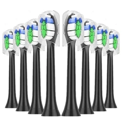 8db cserekefefej, amely kompatibilis a Philips Sonicare DiamondClean HX3/HX6/HX9 sorozatú elektromos fogkefefejekkel HX6064