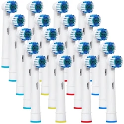 20 Adet Yedek Diş Fırçası Kafaları Braun Oral-B Hassas Temiz Diş Fırçası Yedek Fırça Kafaları
