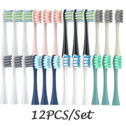 12 DB Vákuumos zárt, csomagolt cserekefefejek Oclean X PRO/ Z1/ F1/ One/ Air 2 /SE Soft DuPont mélytisztító fúvókákhoz