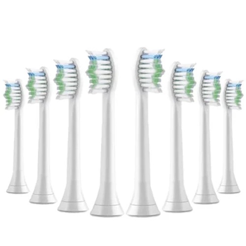 8 Puke Poʻo Pahu niho pani i kūpono me Phillips Sonicare DiamondClean poʻo pulupulu pani pani.