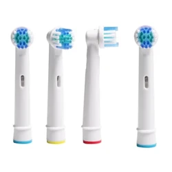 4 ADET Elektrikli Diş Fırçası Kafası Oral B Diş Fırçası Kafaları Beyazlatma Yumuşak Kıllar Yedek Diş Fırçası Kafaları