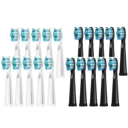 20 Adet Elektrikli Diş Fırçası Yedek Kafaları Fairywill Electric ile Uyumlu FW-507/508/551/515/917/959/2011/D1/D3/D7/D8