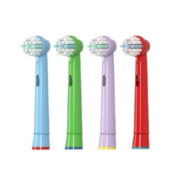 4X Hoʻololi i nā poʻo pulupulu niho no ka waha-b Precision Clean/3D White/Floss Action /Sensitive Electric Toothbrush Heads