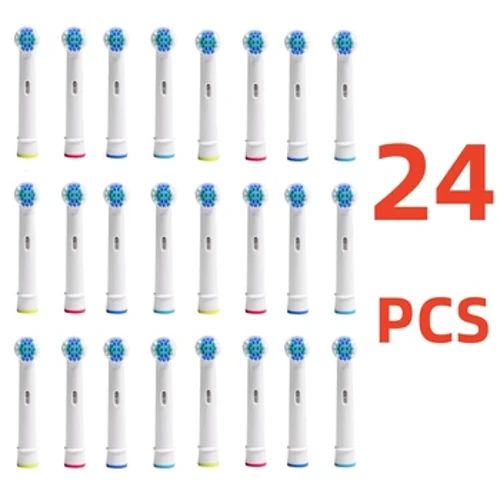 Oral-B Diş Fırçası Kafaları Için 24 adet Yedek Fırça Kafaları Advance Power/Pro Sağlık Elektrikli Diş Fırçası Kafaları