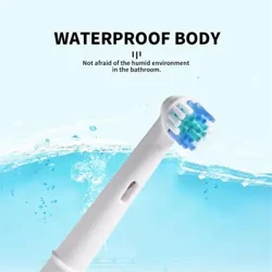 8 Cái/12 Đầu Bàn Chải Đánh Răng Tóc Mềm Siêu Âm Làm Trắng Điện Thay Thế Vệ Sinh Răng Miệng Đồ Gia Đình