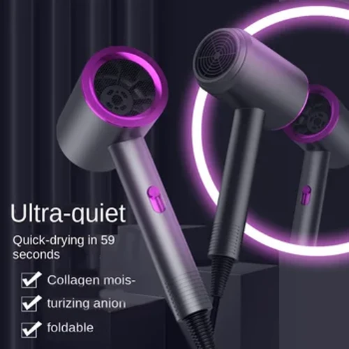Στεγνωτήρας μαλλιών High-Power Blue Light Negative Ion Ultra Silent Περιποίηση μαλλιών Γρήγορη Στέγνωμα Οικιακό Ισχυρό Ηλεκτρικό Στεγνωτήρα Μαλλιών Constant Anion