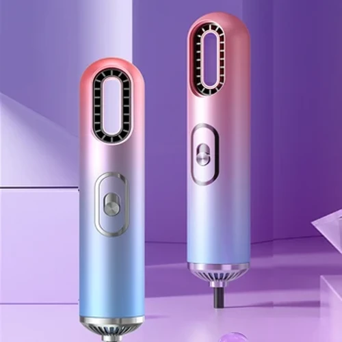 Mini 2-in-1 asciugacapelli pettine arricciacapelli spazzola per capelli strumento per lo styling asciugacapelli e volumizzante piastra per capelli asciugacapelli manuale