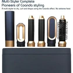 5 in 1 Pengering Rambut Multi Gaya Rambut Curling Iron Pelurus Rambut Sikat Rambut Profesional Blow Dryer Kotak Hadiah Blow Dryer Styling Alat
