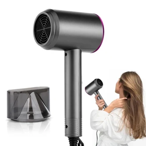 Uscător de păr de mare viteză Salon profesional de acasă Uscător de putere mare Uscător de îngrijire a părului cu temperatură constantă pentru coafarea părului cu trei viteze