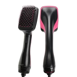 Profesional Salon & Rumah Tangga Pengering Rambut Satu Langkah lan Sikat Udara Panas Listrik Pemanasan Cepet Blow Dryer Brush Straightening Comb