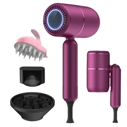 Umshini Wokomisa Izinwele one-Diffuser Ionic Blow Dryer Professional Izesekeli Zokomisa Izinwele Eziphathwayo Zabesifazane Abasontekile Bezinwele Eziphephuli Isisetshenziswa Sekhaya