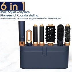 Neues Haar Haartrockner 6 in1 Multi-Haarstyler Lockenstab Haarglätter mit Haarbürste Haartrockner für Haartrockner Haar-Multi-Styler