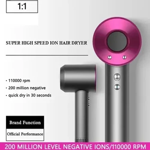2.7m 220v secador de cabelo sem folhas íon negativo cuidados com o cabelo profissional secagem rápida casa poderoso anion constante secadores de cabelo elétricos