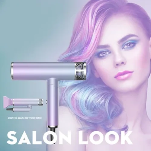 Secador de cabelo de alta velocidade com secadores de cabelo anion Mini secador de cabelo para viagem com soprador de cabelo iônico