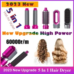 2023 Yangi yangilangan 5 in 1 sochlarini fen mashinasi 60000 rpm yuqori tezlikda issiq havo cho'tkasi Dyson Airwrap uchun jingalak barrelli soch turmagi asboblari