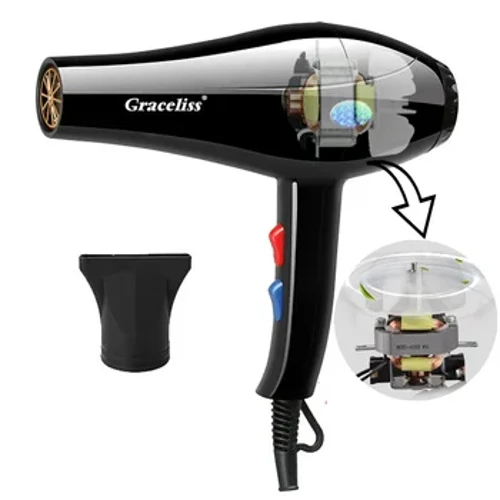 Uscător de păr profesional puternic, 2100W, cu încălzire rapidă, reglare la cald și la rece, uscător de păr ionic, pentru utilizarea la salonul de coafură