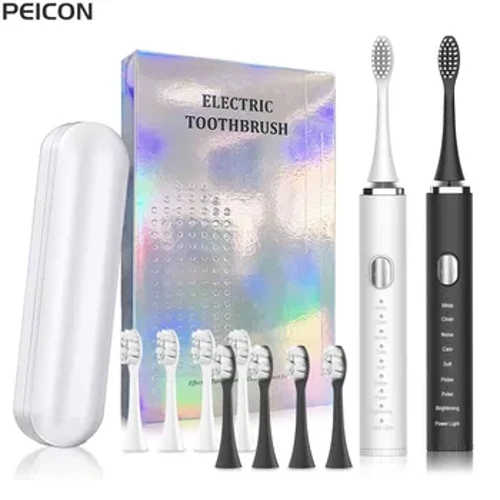 Electric Toothbrush Sonic Electric Toothbrush para sa Adult Teeth Whitening Rechargeable Electric Toothbrush na may Tooth Brush Case