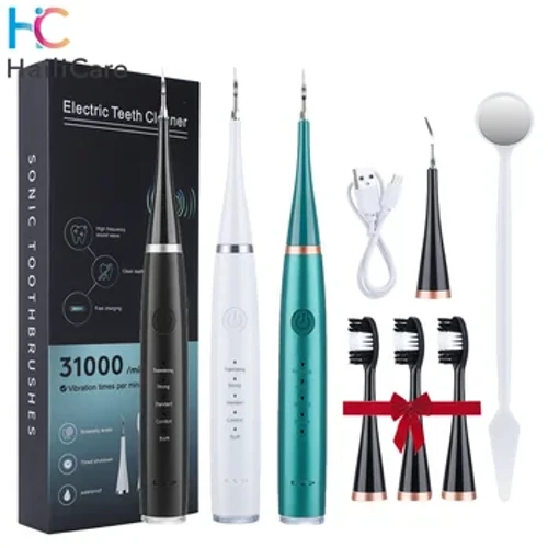 Detartrant electric sonic dentar Dispozitiv de îndepărtare a calculului Curățător de dinți Curățare dentară Albire dentară Periuță de dinți Îndepărtarea tartrului Îngrijire bucală