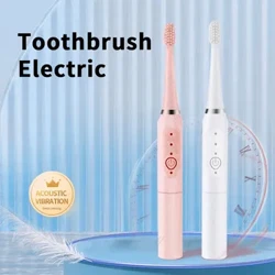 Bàn chải đánh răng điện xuyên biên giới Jianpai Sonic dành cho nam và nữ Trưởng thành Lông mềm không thể sạc lại Khớp nối chống nước hoàn toàn tự động