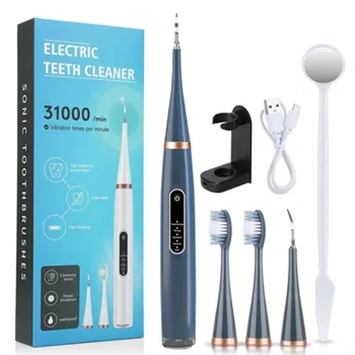 Sonic Elektrikli Diş Fırçası USB Şarj Edilebilir Diş Temizleyici Diş Diş Taşı Temizleme Lekeleri Tartar Sökücü Diş Beyazlatma